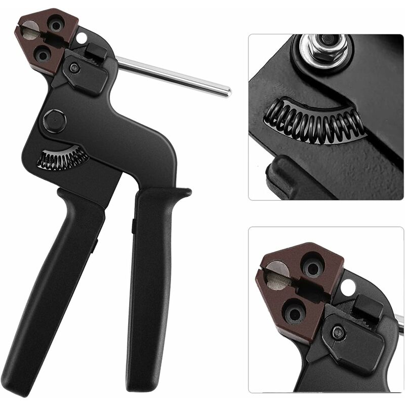 Stainless Steel Cable Tie Gun, Stainless Steel Cable Tie Pliers With Cutting Function, Metal Tie Gun, Cable V1188-MS-227-1703