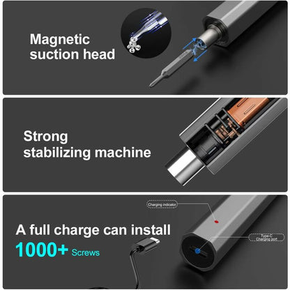66 In 1 Cordless Electric Precision Screwdriver With LED Light Mini Electronic Screwdriver Kit For Toys V1188-MS-227-1705