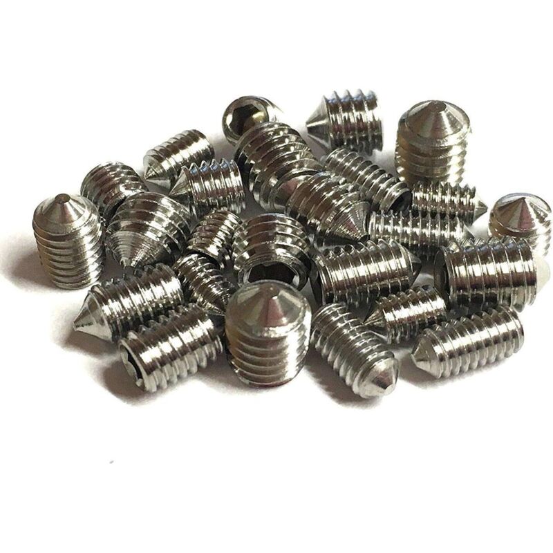 16 pcs 5Mm Length Countersunk Grub Screws, Various Metric Threads, M3, M4, M5 & M6. A2 Grade Stainless Steel V1188-MS-227-1708