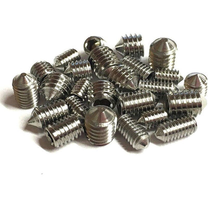 16 pcs 5Mm Length Countersunk Grub Screws, Various Metric Threads, M3, M4, M5 & M6. A2 Grade Stainless Steel V1188-MS-227-1708