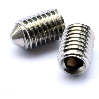 16 pcs 5Mm Length Countersunk Grub Screws, Various Metric Threads, M3, M4, M5 & M6. A2 Grade Stainless Steel V1188-MS-227-1708