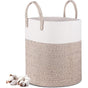 Laundry Basket - 40 X 35 Cm Foldable Storage Baskets - Cotton ROpe Laundry Basket With Handles - Toy Storage V1188-MS-227-1709