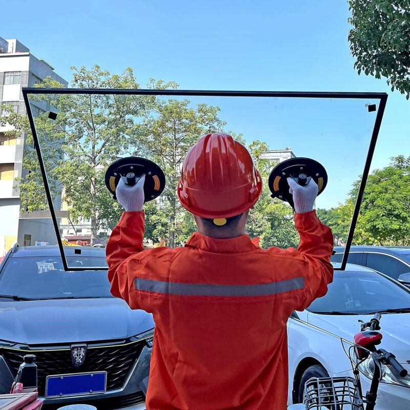 Tile Suction Cup, 2 Pieces 8" Professional Glass Suction Cup, Glass Lifting Suction Cup, Glass Vacuum Suction V1188-MS-227-1713