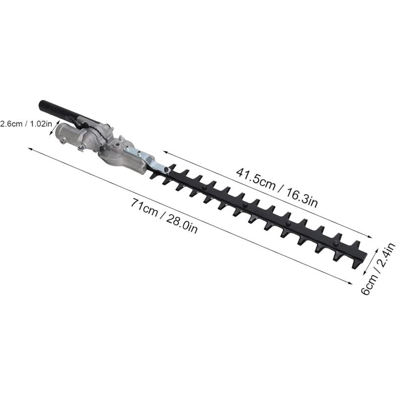 Hedge Trimmer, 26Mm Cordless Hedge Trimmer Attachment, Blade Attachment, Brush Cutter Spare Parts V1188-MS-227-1715