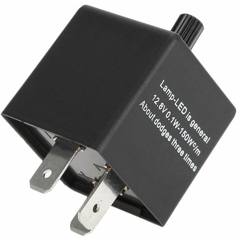 Motorcycle Flasher Relay Cf14Kt 3 Pin 12V Automotive Adjustable Flasher Relay For LED Flash Speed V1188-MS-227-1720