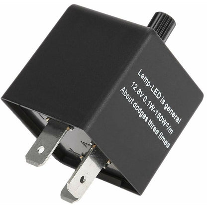 Motorcycle Flasher Relay Cf14Kt 3 Pin 12V Automotive Adjustable Flasher Relay For LED Flash Speed V1188-MS-227-1720