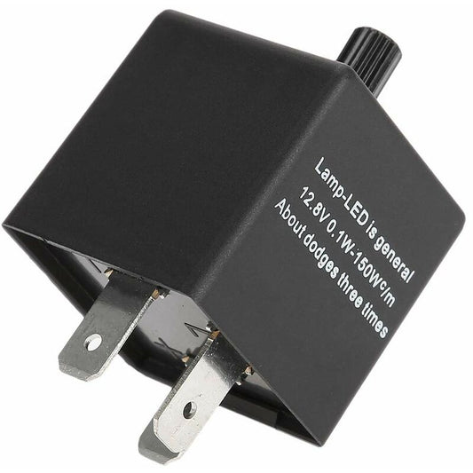 Motorcycle Flasher Relay Cf14Kt 3 Pin 12V Automotive Adjustable Flasher Relay For LED Flash Speed V1188-MS-227-1720