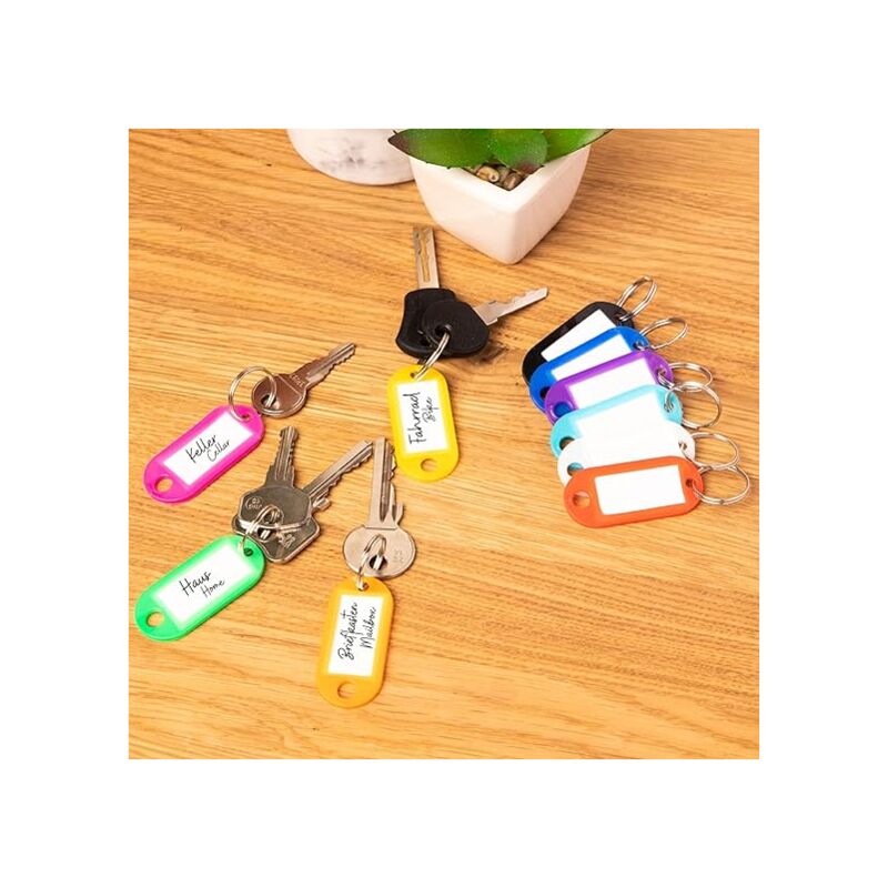Key Tags/Key Panels, Heavy Duty Weatherproof, Labels, 100 Pieces V1188-MS-227-1721
