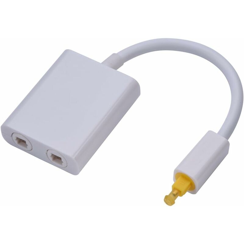 Dual Port Digital Optical Audio Splitter Easily Connect Multiple Components Without Swapping Connections Low V1188-MS-227-1728