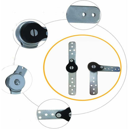 2 X Furniture Adjustable Angle Hinge Self-Reset Function Heavy Duty Hinge Angle Adjustment Fit V1188-MS-227-1732