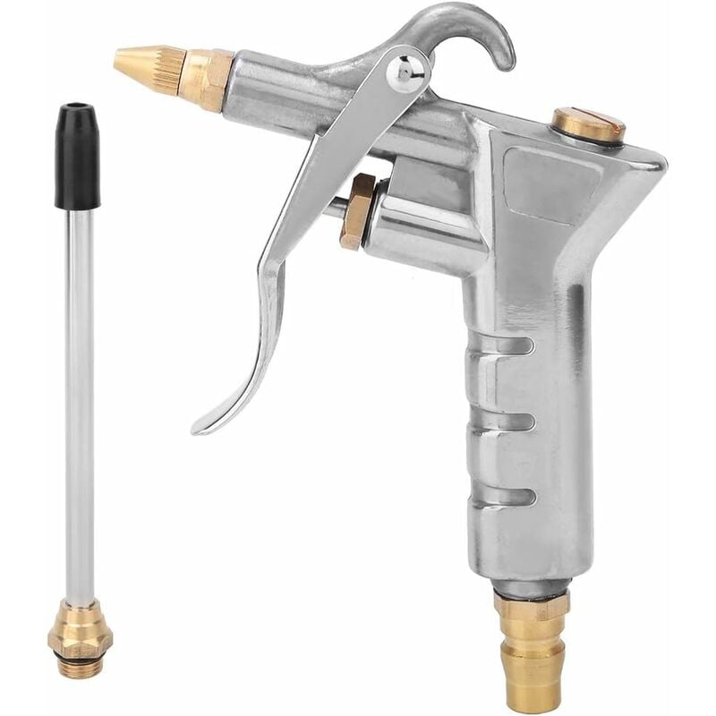 Powerful Aluminum Alloy Blow Dust Gun Air Blower With 1 Nozzle Blowing Duster Cleaning Air Pump Air V1188-MS-227-1736
