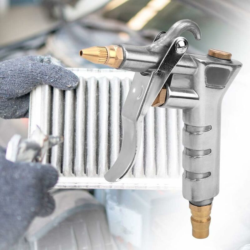 Powerful Aluminum Alloy Blow Dust Gun Air Blower With 1 Nozzle Blowing Duster Cleaning Air Pump Air V1188-MS-227-1736