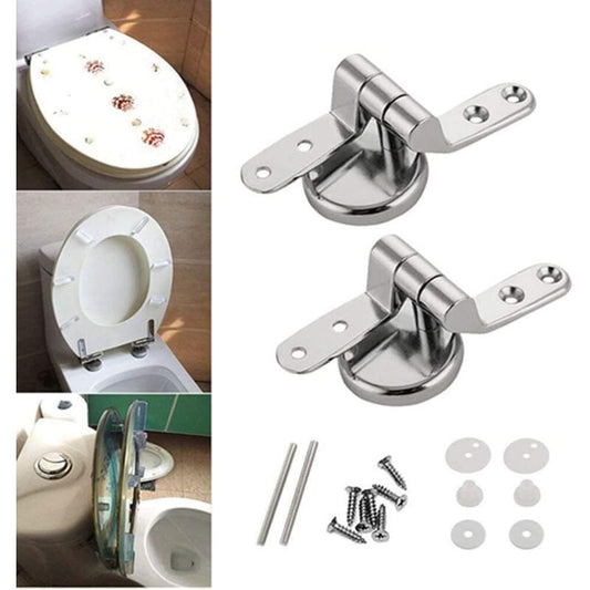 Toilet Seat Hinge Replacement Fixings Zinc Alloy Toilet Seat Hinge Toilet Seat Hinge For Wood Resin Mdf V1188-MS-227-1739