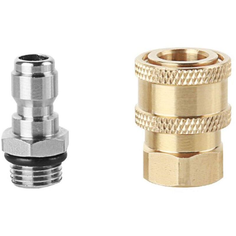 High Pressure Sprayer Nozzle Connectors, M14 Thread, 1/4 Quick Connector, Hose Connection Parts, Snow Foam V1188-MS-227-1741