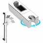 Adjustable Rectangular Shower Head Sliding Bracket Holder For Bathroom V1188-MS-227-1743