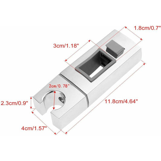 Adjustable Rectangular Shower Head Sliding Bracket Holder For Bathroom V1188-MS-227-1743