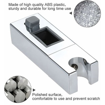 Adjustable Rectangular Shower Head Sliding Bracket Holder For Bathroom V1188-MS-227-1743