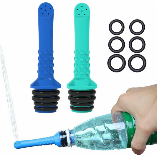 2-Pack Portable Bidets For Bathroom Or Travel. Cosmic Travel Shower Hose, Fits All Bottles. Discreet, V1188-MS-227-1745
