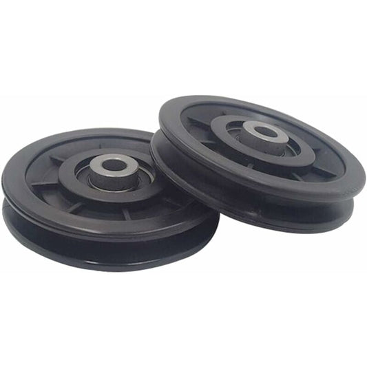 90Mm Bearing Nylon Pulley, Muscle Training Pulley, Universal Wheel For Cable Machine Gym Equipment Garage V1188-MS-227-1750