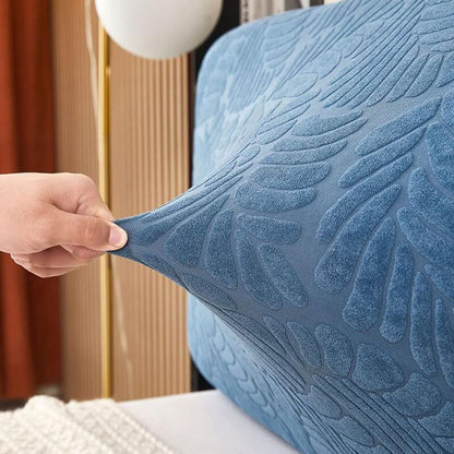 Stretch Headboard Cover For Queen And King Size Bed, Curved Dustproof Protector Slipcover For Bedroom Decor V1188-MS-227-1754