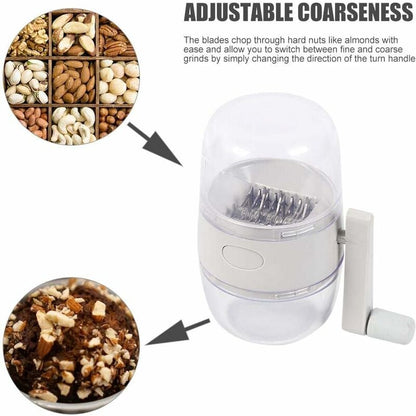 Manual Nut Grinder, Nut Chopper With Non-Slip Base, Multifunctional Dried Fruit Crusher, Peanut Crusher, V1188-MS-227-1779