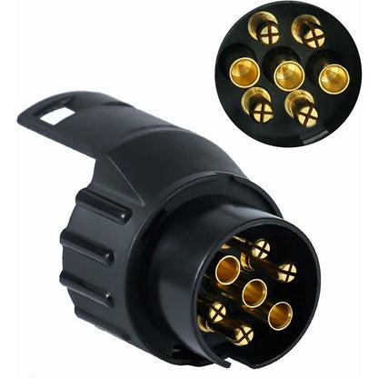 Trailer Plug Socket Adaptor,13 To 7 Trailer Towing Socket Adaptor For Trailer Truck Caravan Wagon V1188-MS-227-1783