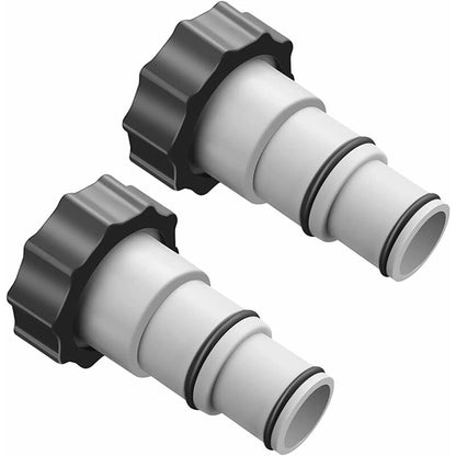 Replacement Hose Adapter With Clamp For Intex Above Ground Pool, 1.5" To 1.25" Hose Adapter For Threaded V1188-MS-227-1789