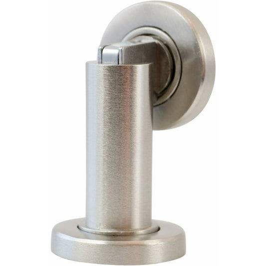 Magnetic Door Stop Ms010 In Stainless Steel Look - Door Stop With Floor And Wall Mounting Hardware - Magnetic V1188-MS-227-1791
