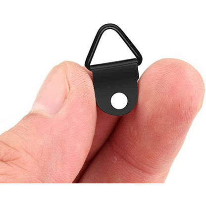 50 pcs Picture Hooks Picture Frame Hanger No Drilling Metal D Rings Frame Mounting For Picture Frame Mirror V1188-MS-227-1792
