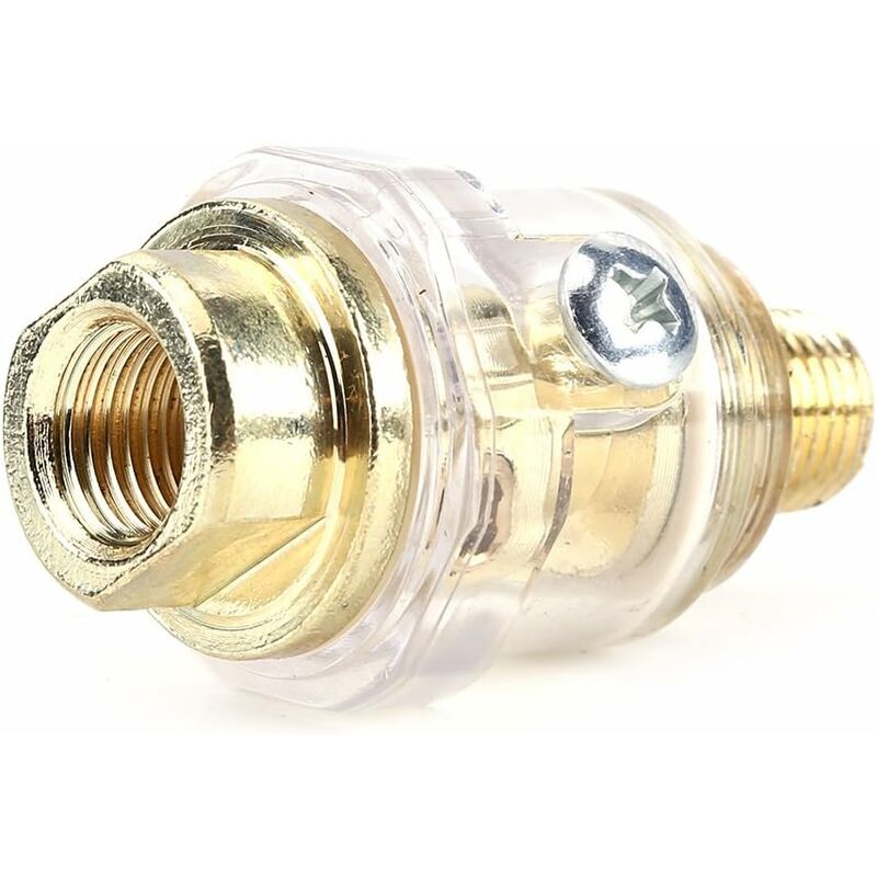 1/4'' Bsp Mini In-Line Oil Lubricator Air Tool Oil Lubricator Oiler Compressor Hose Automatic Lubrication For V1188-MS-227-1799