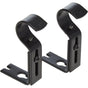 Adjustable Curtain ROd Wall Bracket, 2 Pack, Black V1188-MS-227-1809