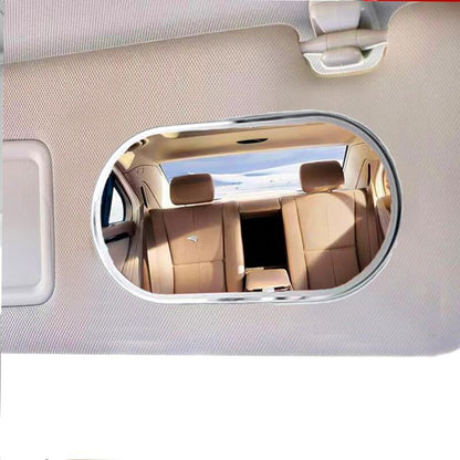 Car Sun Visor Mirror, Vehicle Makeup Mirror, Self-Adhesive Vanity Mirror For Truck, Suv (Oval) V1188-MS-227-1814