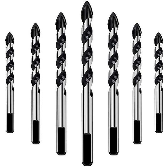 7 pcs Drill Bit Set For Tile, Glass, Concrete, Stone, Brick, Tiles, Ceramic And Mirrors(3Mm 4Mm 5Mm 6Mm 8Mm V1188-MS-227-1824