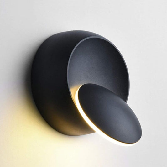 Indoor Wall Lights Warm White LED Wall Lamp 5W Modern Wall Light Warm White Creative Eclipse 2 In 1 Iron Wall V1188-MS-227-1828