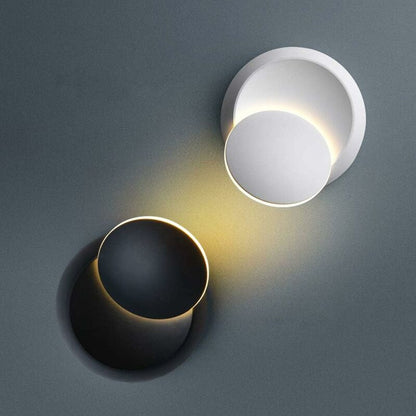 Indoor Wall Lights Warm White LED Wall Lamp 5W Modern Wall Light Warm White Creative Eclipse 2 In 1 Iron Wall V1188-MS-227-1828
