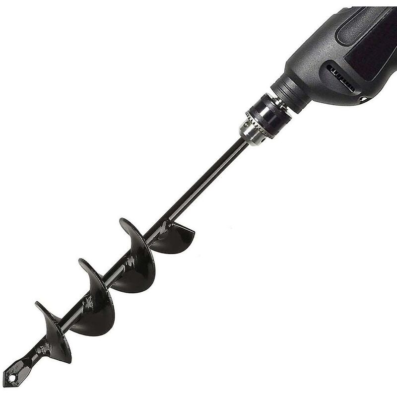 Garden Auger, Spiral Drill Gardening Tool For Planting Trees/Shrubs/Twist Drill/Planting Auger - 4x22Cm V1188-MS-227-1829