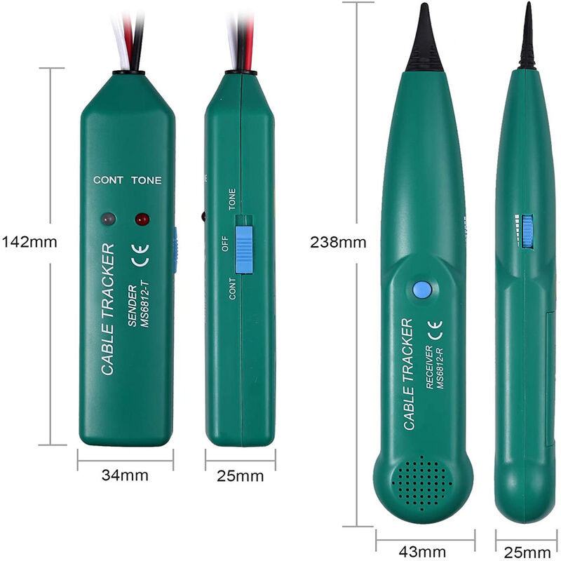 Multifunctional Wire Tester, Cable Detector, Ms6812 RObot Lawn Mower Cable Detector, Lan Network Cable Line V1188-MS-227-1830