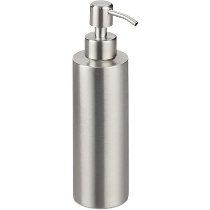 Brushed Stainless Steel Refillable Soap Dispenser 350Ml Silver V1188-MS-227-1833