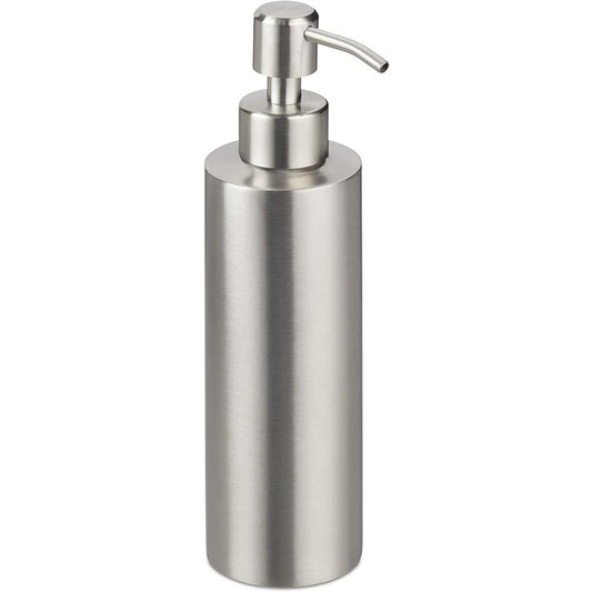 Brushed Stainless Steel Refillable Soap Dispenser 350Ml Silver V1188-MS-227-1833