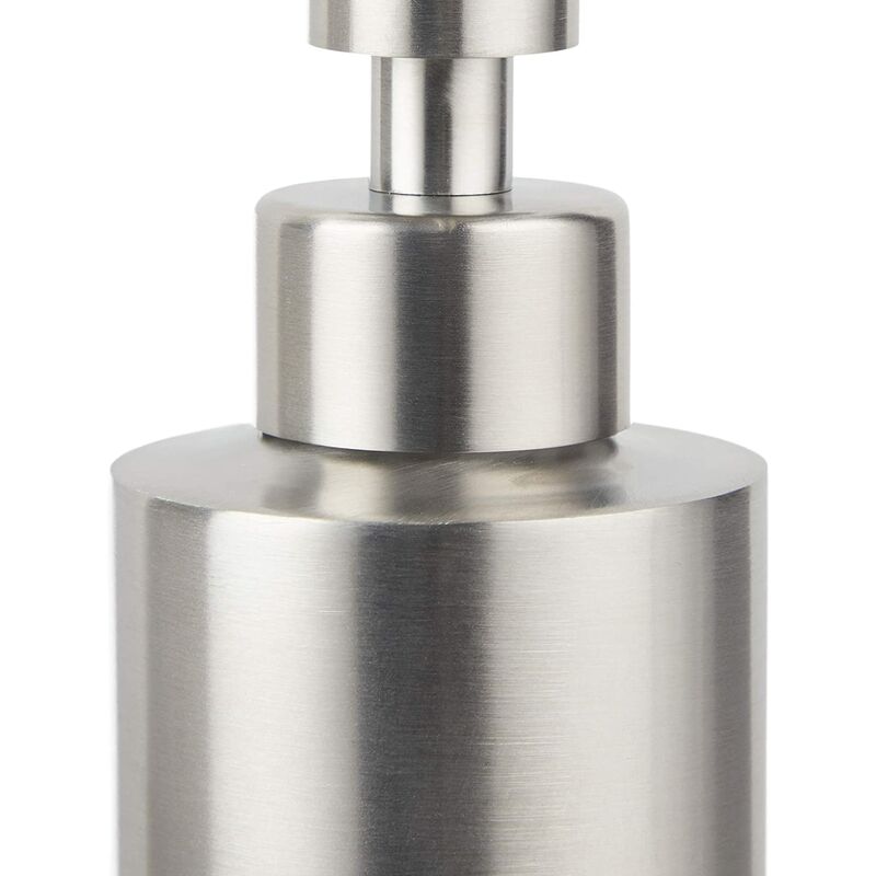 Brushed Stainless Steel Refillable Soap Dispenser 350Ml Silver V1188-MS-227-1833