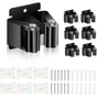 6 Pieces Mop Holder, Wall Mounted Mop Hanger, Mop Holders For Bathroom, Kitchen, Garden, Garage, Office V1188-MS-227-1843
