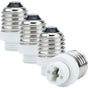 4X Lamp Socket Adapter E27 To G9 In White - 4 pcs Set Reformatting Converters For Lamp Sockets For V1188-MS-227-1858