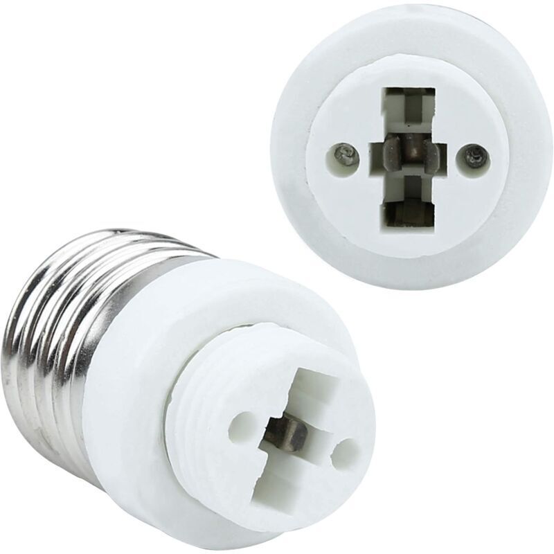 4X Lamp Socket Adapter E27 To G9 In White - 4 pcs Set Reformatting Converters For Lamp Sockets For V1188-MS-227-1858
