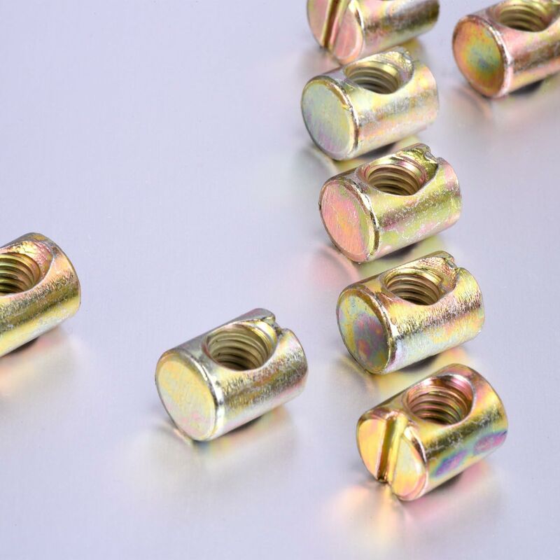 20 pcs M6 Slotted Nuts For Furniture Chairs Beds Cribs V1188-MS-227-1866