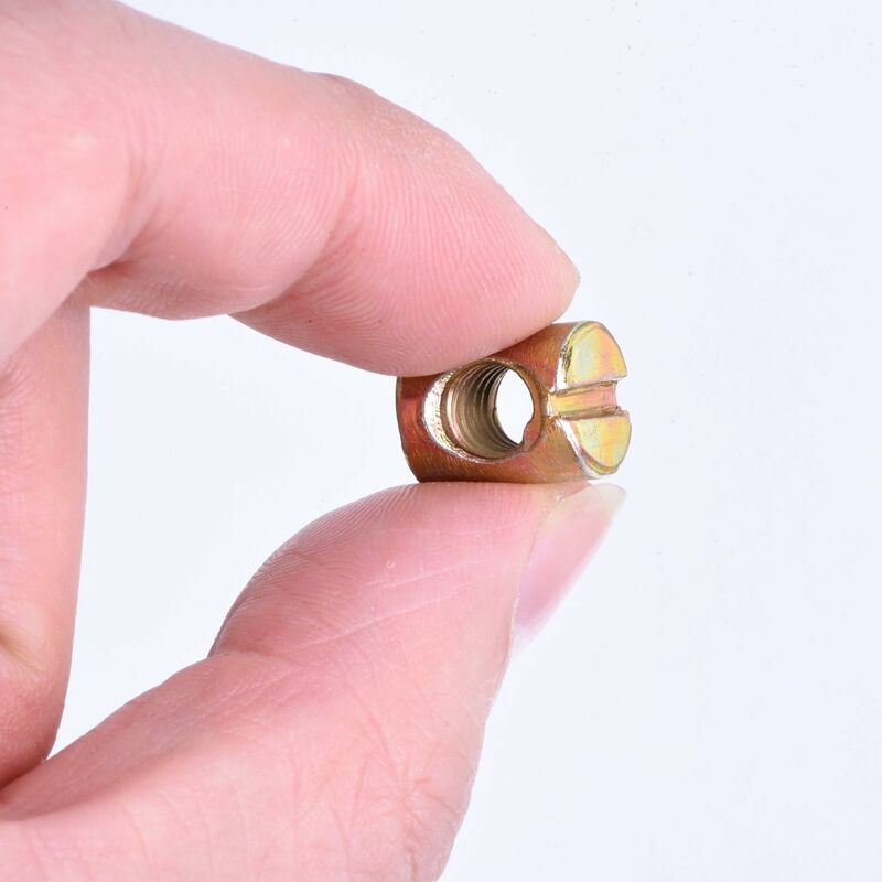 20 pcs M6 Slotted Nuts For Furniture Chairs Beds Cribs V1188-MS-227-1866