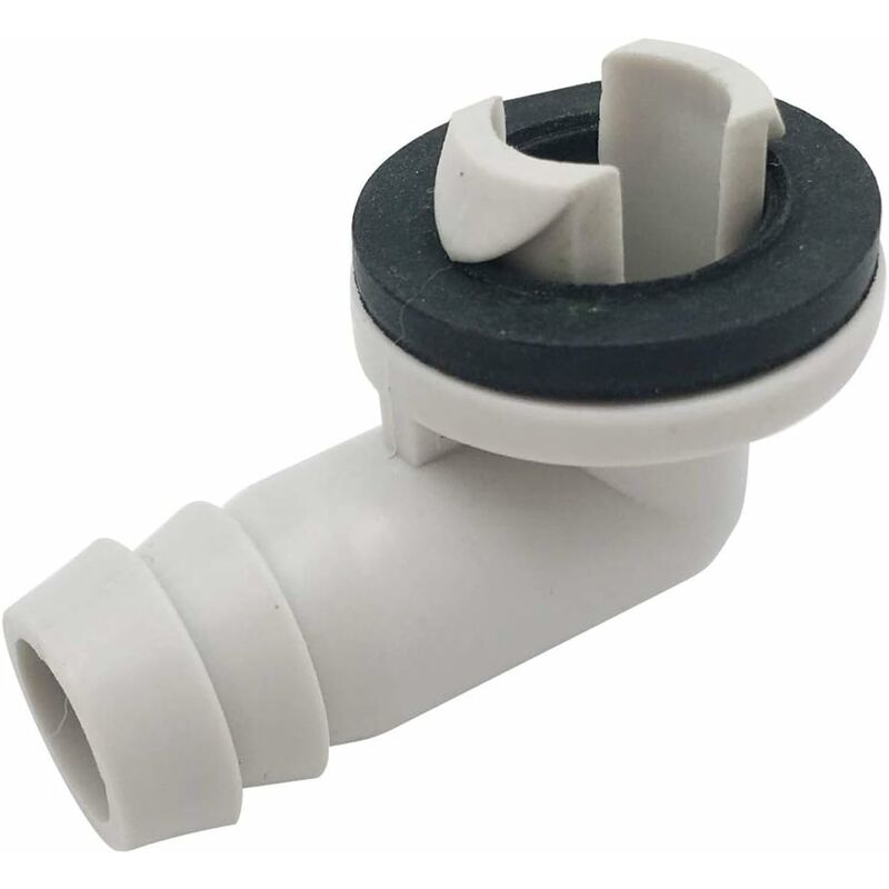 Air Conditioner Drain Hose Connector Elbow Fitting With Rubber Ring For Split Units And Window Units Ac 3/5 V1188-MS-227-1873