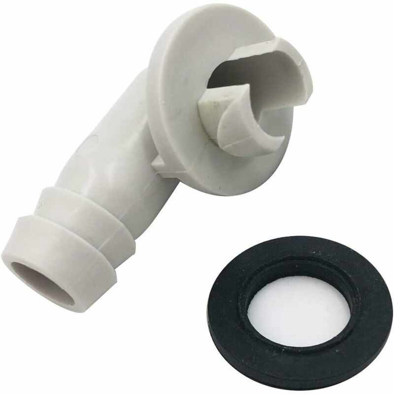Air Conditioner Drain Hose Connector Elbow Fitting With Rubber Ring For Split Units And Window Units Ac 3/5 V1188-MS-227-1873