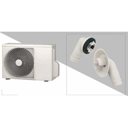 Air Conditioner Drain Hose Connector Elbow Fitting With Rubber Ring For Split Units And Window Units Ac 3/5 V1188-MS-227-1873