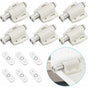 6 pcs Magnetic Push Catch Plastic Magnetic Catch Soft Close Magnetic Catch For Door Cabinet Drawer Sliding V1188-MS-227-1875