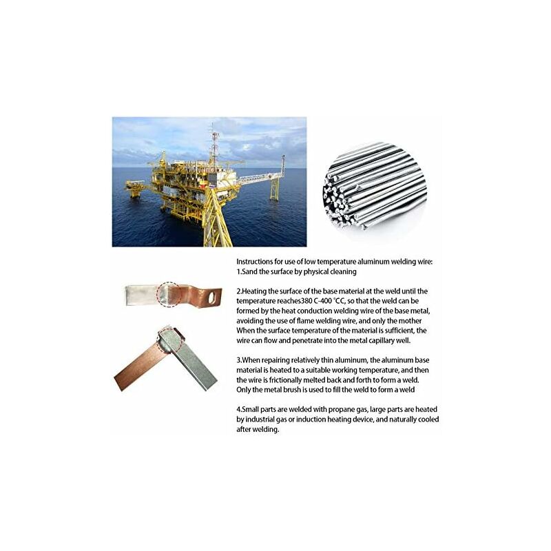 Welding ROd, 50 pcs 2.0Mm Low Temperature Aluminum Welding Electrodes - Easy Melt Welding ROds - Corrosion V1188-MS-227-1879